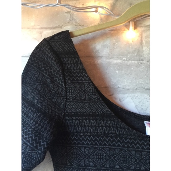 Xhilaration Fitted Knit Dark Gray Dress - Picture 2 of 3